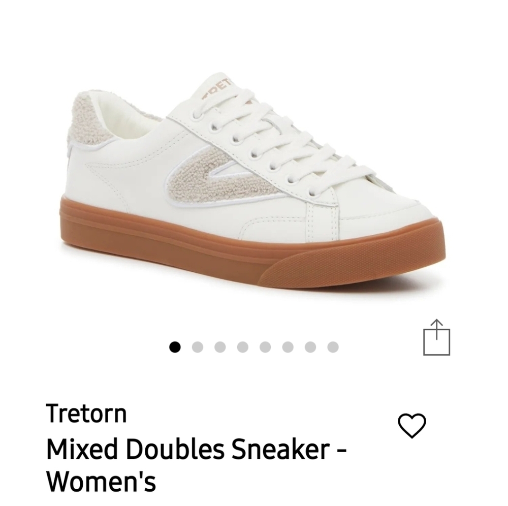 Tretorn Women's Mixed Doubles Sneaker - White